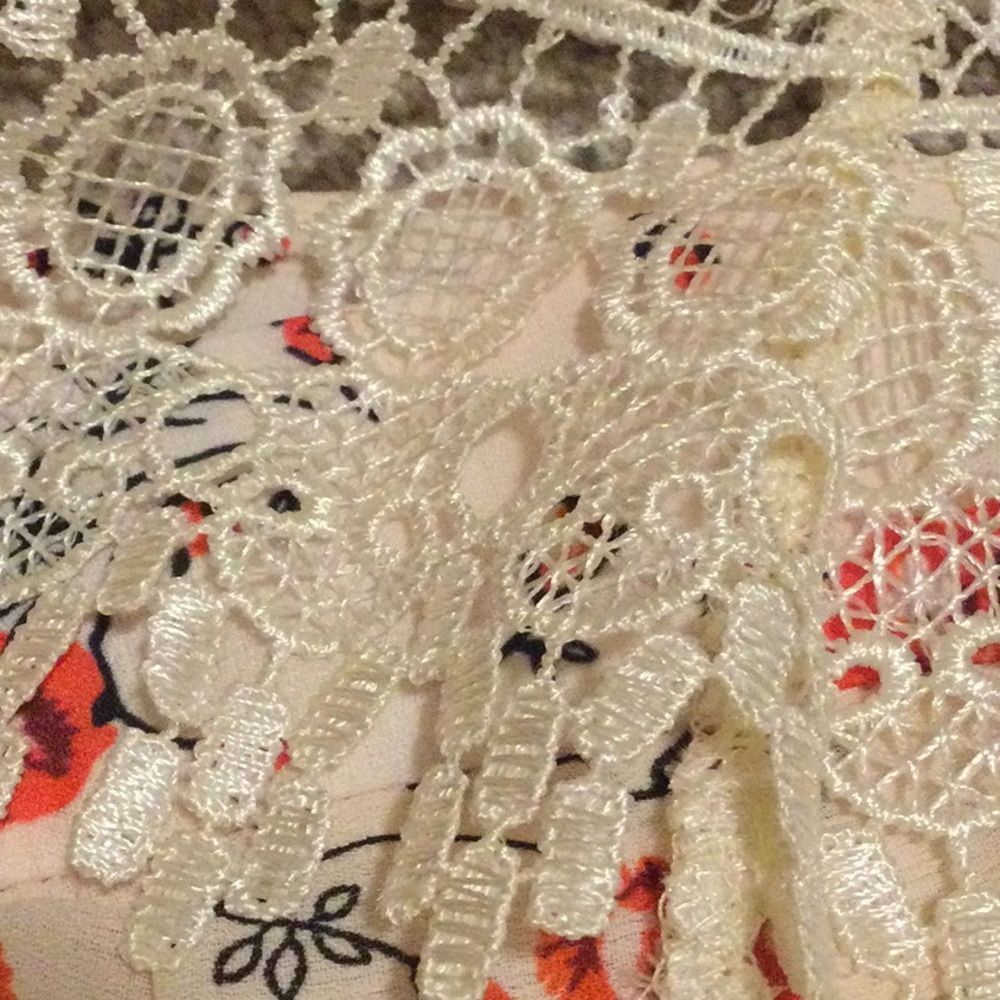 Glamorous Floral&Lace tiered two- pieces Dress - Picture 11 of 11